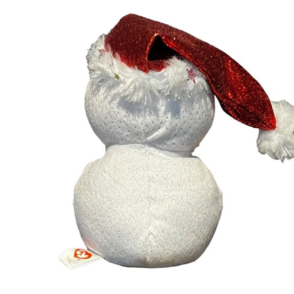 TY Flurry Beanie Boos Christmas Snowman Plush Toy NWT - Picture 2 of 3